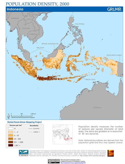 Indonesia Population Density 2000 Population Density Mea Flickr