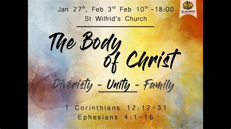 St Wilfrids Sermon Body Of Christ Unity Youtube