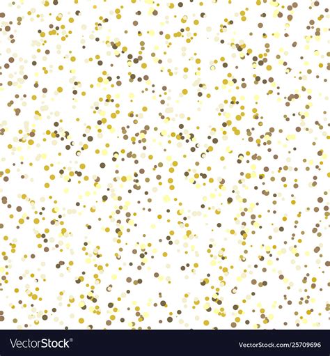 Glitter Seamless Pattern Golden Confetti Texture Vector Image