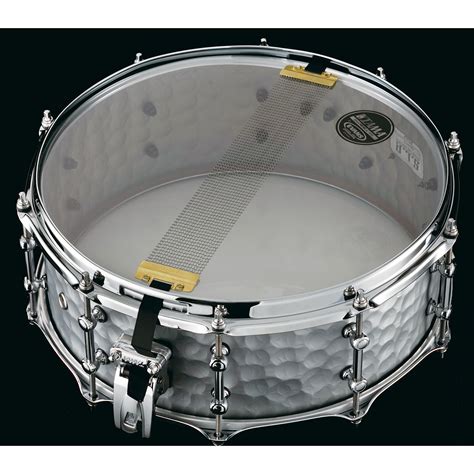 Tama Slp Lst1455h 14 X 55 Vintage Hammered Steel Snare Snare Drum