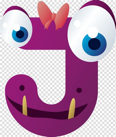 The alpha fun is here! Letter English alphabet Monster ABC Drawing, J transparent background ...