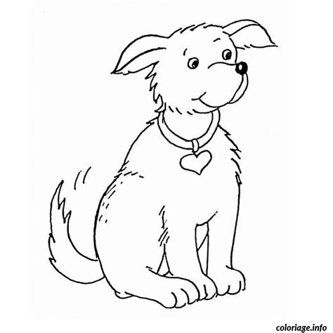 Coloriage chien  JeColorie.com