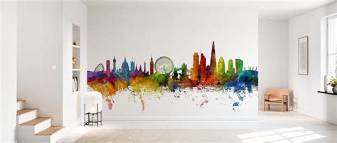 London Skyline 2 Made To Measure Wall Mural Photowall