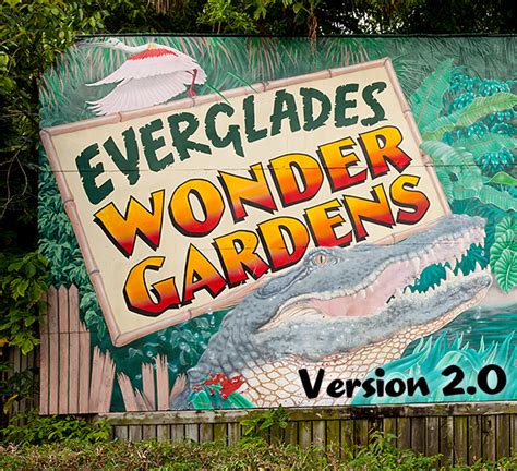 Old Florida Everglades Wonder Gardens Version 20 Roadside Classic To