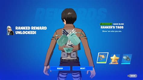 How To Unlock Unreal Rankers Tags Back Bling In Fortnite Chapter 4