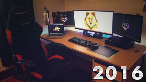 The Best 2016 Gaming Setup And Room Tour Youtube