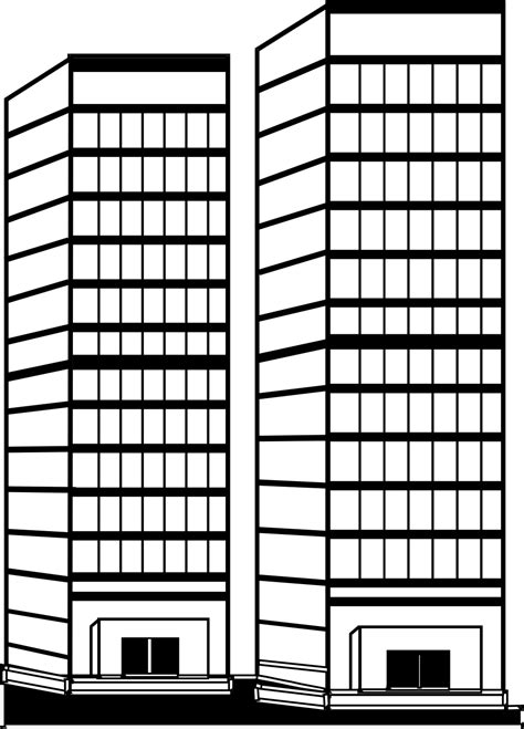 Skyscraper 16 Buildings And Architecture Printable Coloring Pages