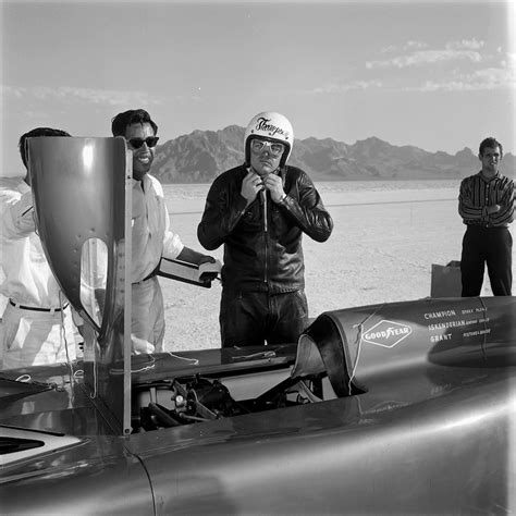 Archive Photos Of Micky Thompson And The Challenger 1 On The Bonneville