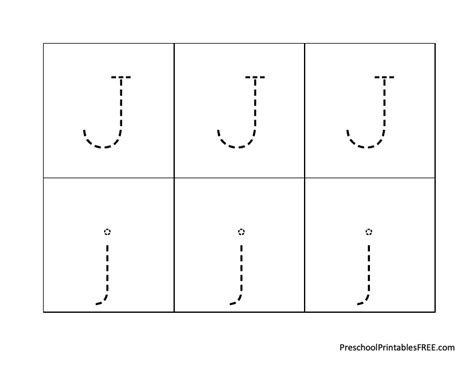 Letter J Worksheets For Preschool Free Preschool Printables
