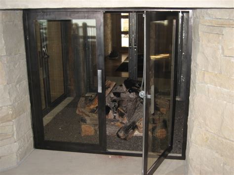 5 lbs crystal teal fire glass for fireplaces or fire pits. Glass Fireplace doors - Eclectic - Indoor Fireplaces ...