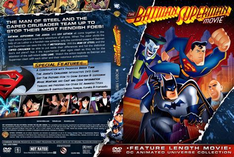 Dc Animated The Batman Superman Movie Worlds Finest Tv Dvd Custom