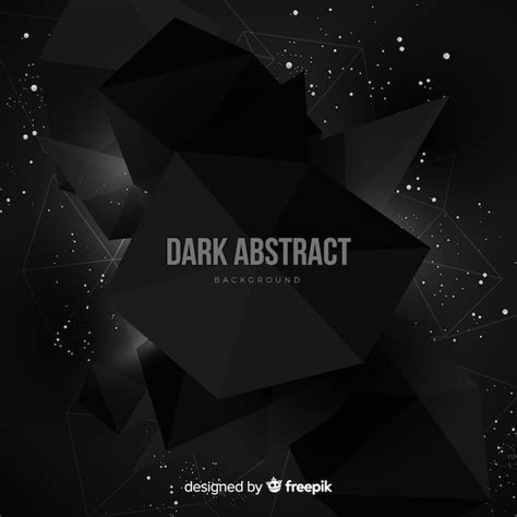 Free Vector Dark Abstract Background