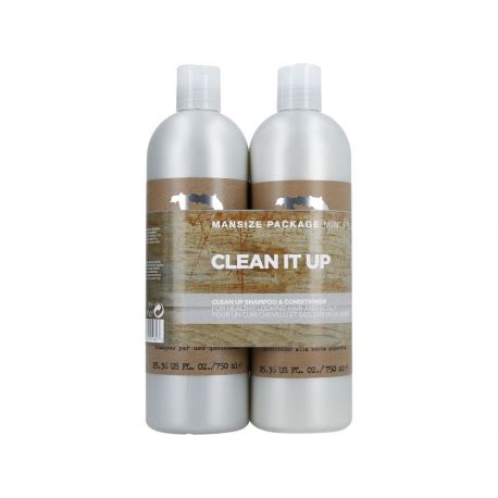 TIGI BED HEAD FOR MEN Clean Up Tweens Shampoo Conditioner For Men 2x750ml