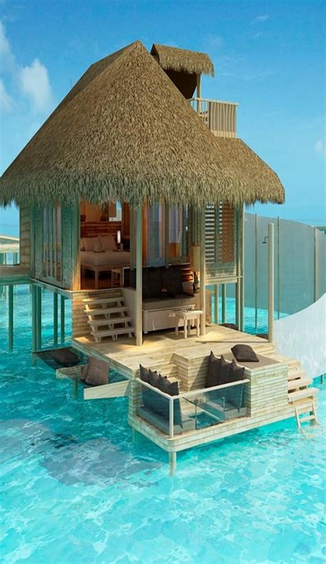 Maldive Islands Hut Vacation Places Beautiful Places Dream Vacations