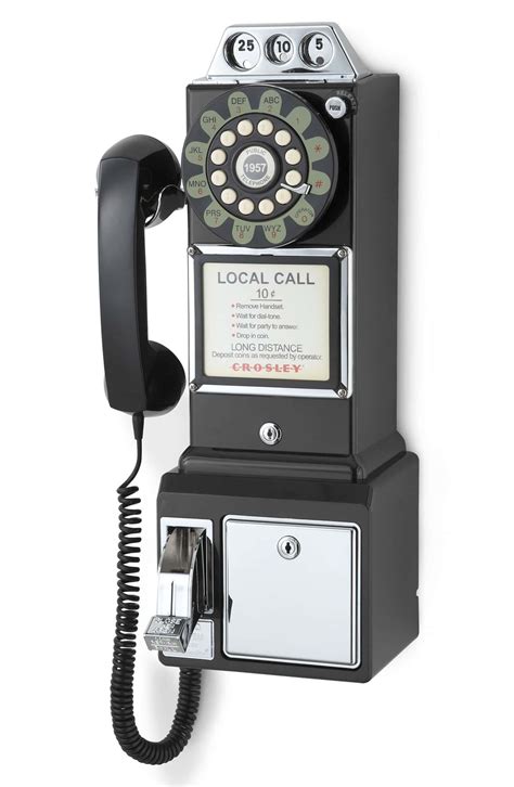 Pay Phone Wall Phone Alternate Color Black Telephone Booth