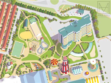 Click on each map for a larger view. Resort maps for Butlins on Behance