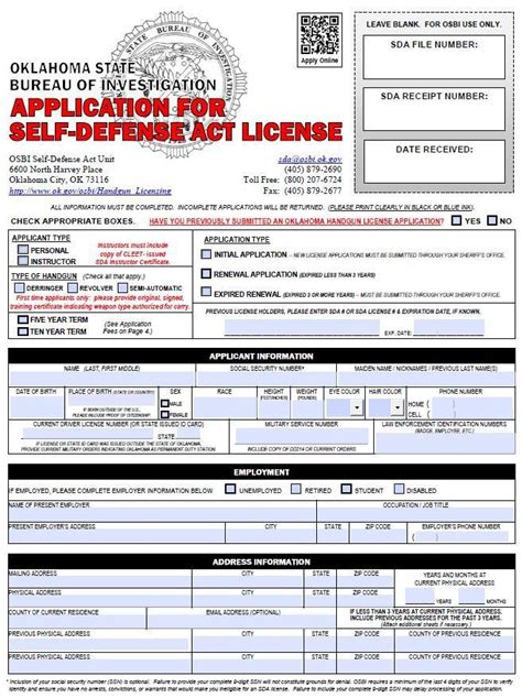 handgun license requirements cleveland county sheriffs office ok