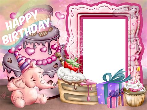 Happy Birthday Frames For Girls