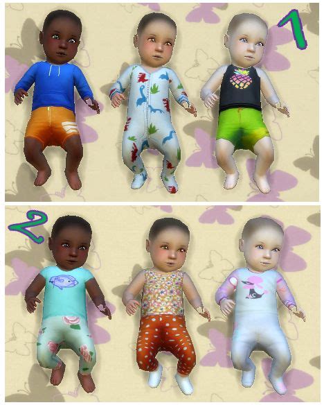 Baby Clothing And Skin By Tinwhistletoo Sims Baby Sims 4 Children