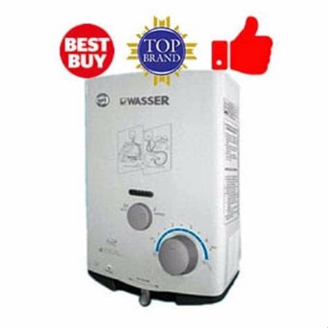 Mematikan aliran otomatis jika api padam atau pembakan tidak sempurna auto cut off: Jual water heater gas merk wasser wh506a pemanas air ...