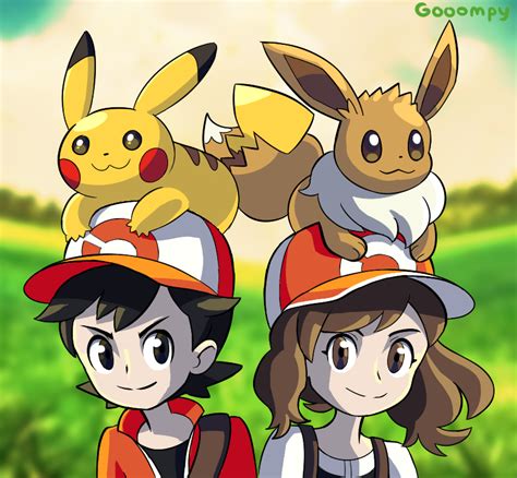 Pikachu Eevee Elaine And Chase Pokemon And More Drawn By Gooompy Danbooru