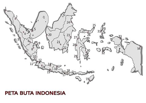 Peta Indonesia Hitam Putih Png Mino Gambar Images