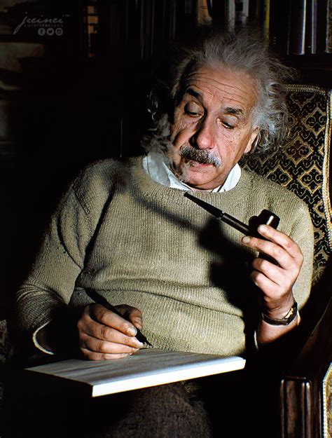 Albert Einstein At Home In Princeton New Jersey 1940 Rcolorizedhistory