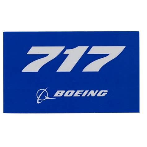 Boeing 717 Blue Sticker 389 Chf