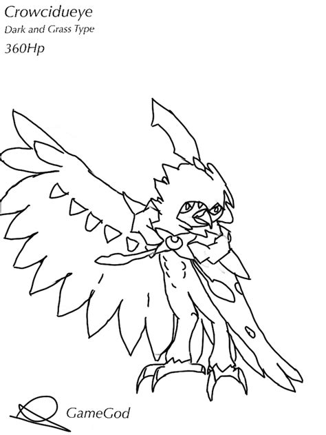 Decidueye Coloring Pages