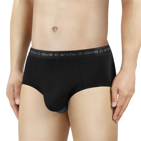 David Archyseparatec Brand Sexy Mens Briefs 1 Pack Micro Modal Dual Pouch Scrotums Fly Panties