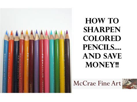 How to Sharpen Colored Pencils And Save Money! | Colored pencils, Colored pencil techniques ...