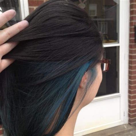 If you have dark hair, you will need to bleach it to. Get Crazy Creative with these 50 Peekaboo Highlights Ideas ...