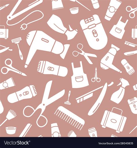 Hair Salon Background 03 Royalty Free Vector Image