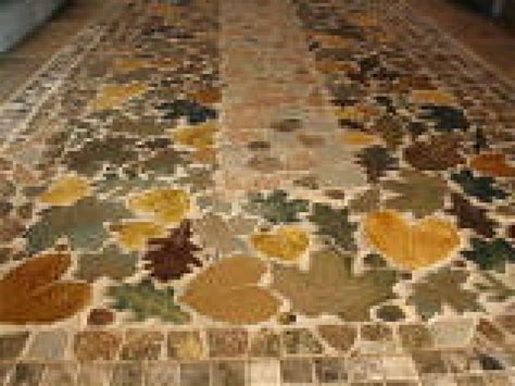 Leaf Shaped Mosaic Ceramic Tiles By Tiles With Style