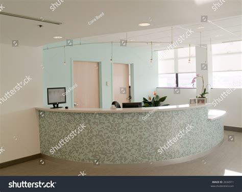 Reception Desk In A Medical Office Stock Photo 2634911 Shutterstock