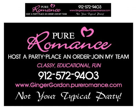 Pure Romance By Ginger Gordon Hinesville Ga 31310 912 572 9403