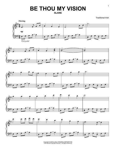 Be Thou My Vision Sheet Music Direct
