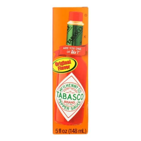 Tabasco Traditional Pepper Sauce Can Case Of 12 5 Fz 12 Pack 5 Ounce Each Ralphs