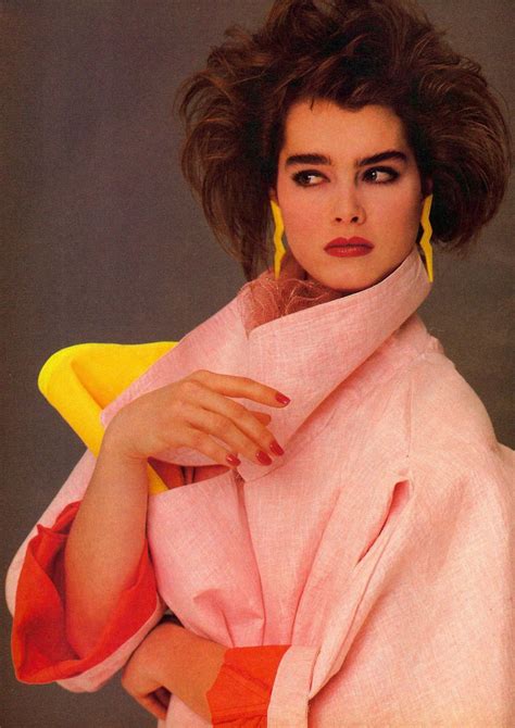 Brooke Shields By Andrea Blanch Brooke Shields 1980s Fashion