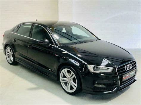 Audi A3 S Line Saloon Black 2015 Low Road Tax 14 Tfsi 150 Turbo 4