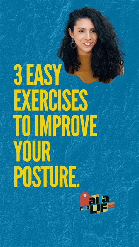 Three Easy Exercises To Improve Your Posture After 50 In 2022 Better