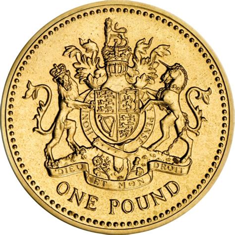 One Pound 1993 Royal Arms Coin From United Kingdom Online Coin Club