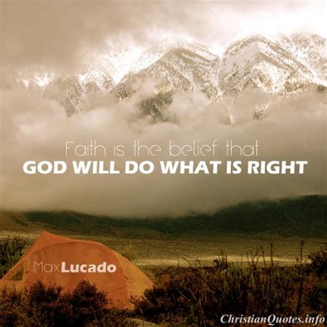 Max Lucado Quote Faith