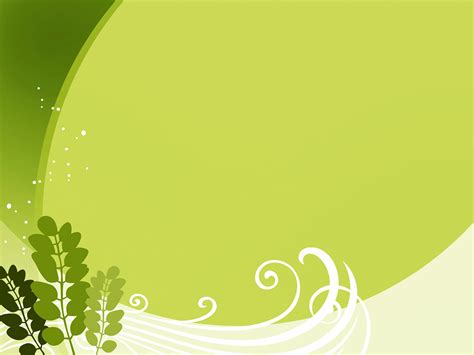 Green Leaf Template Ppt Backgrounds Green Leaf Template Ppt Photos