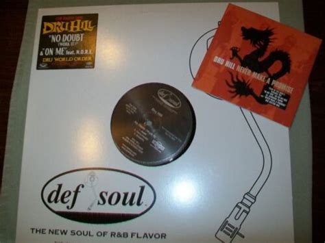 Dru Hill Promo Vinyl Cd Lot Never Make A Promise No Doubt Ebay