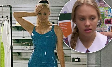 Home And Away Olivia Deeble Stuns In Skintight Latex Dress