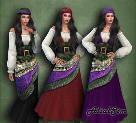 Gipsy Outfit At Alial Sim Sims 4 Updates