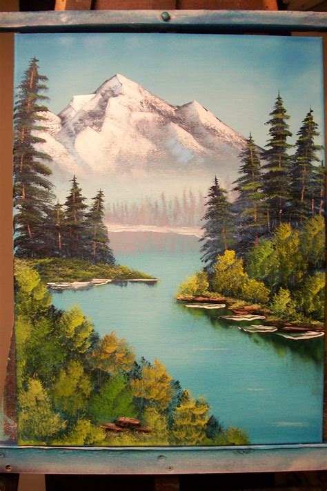 Bob Ross Inspired Oil Painting Oil Painting Painting Inspiration