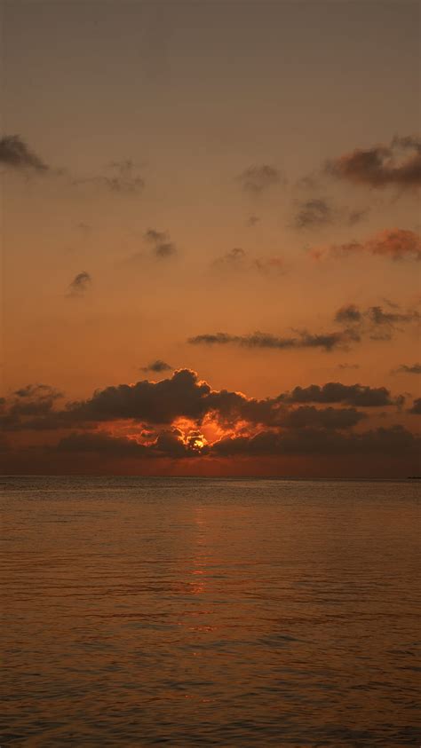 Gaze 2 Beach Clouds Lagoon Nature Ocean Orange Sky Sunsets