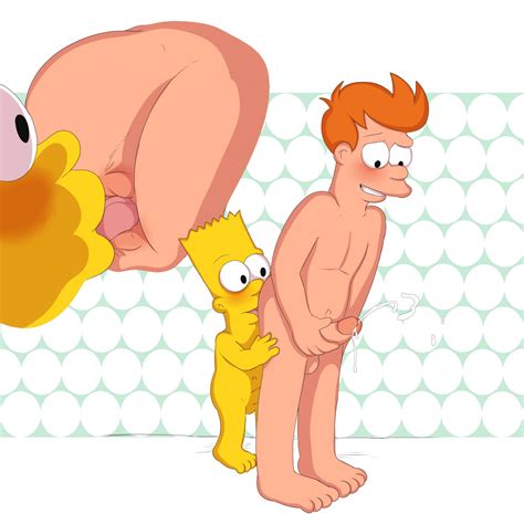 Post 1419720 Bart Simpson Crossover Futurama Launny Philip J Fry The Simpsons